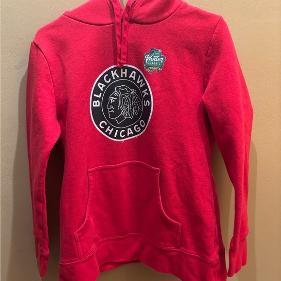 Fabletics Chicago Blackhawks 2019 Winter Classic Noter Dame Stadium Hoodie Large - Picture 7 of 7